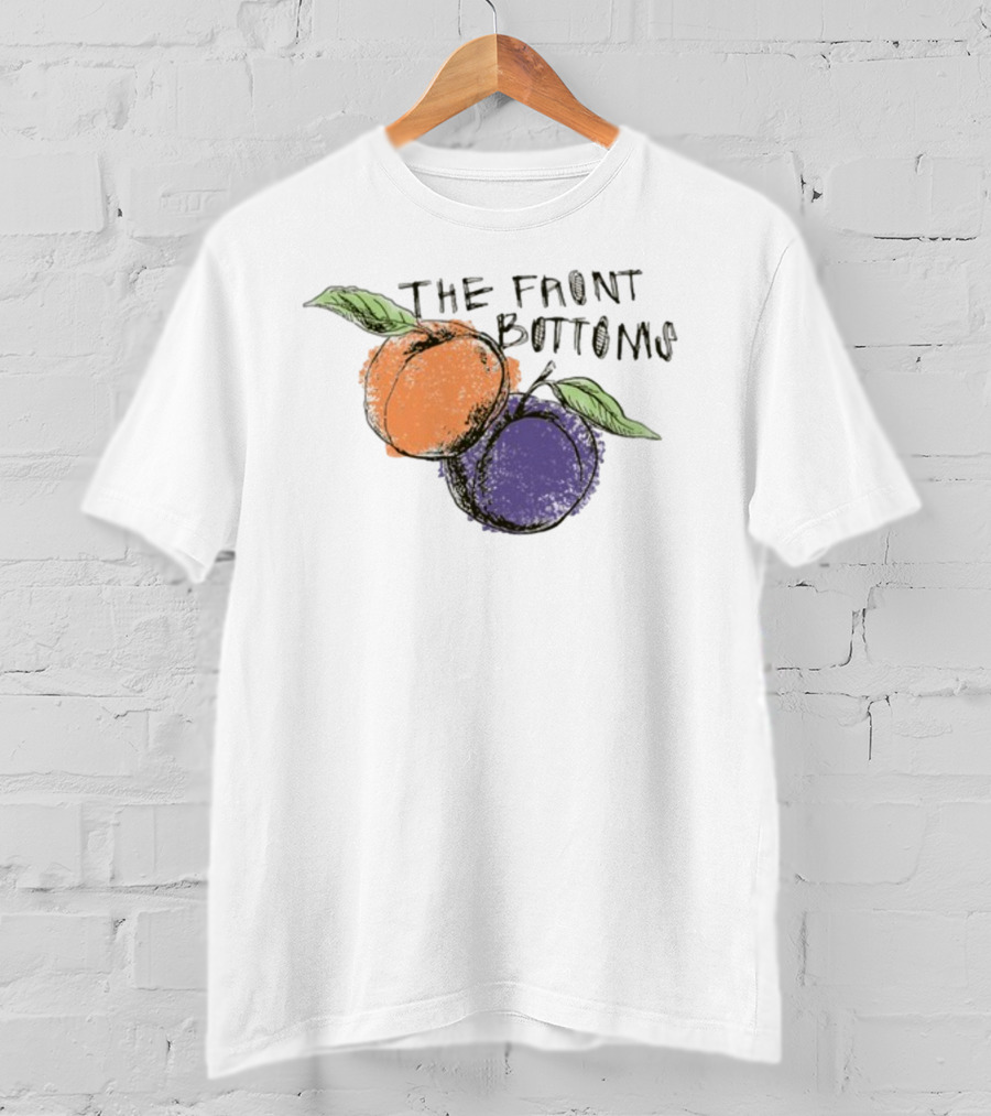 The Front Bottoms Peach And Purple Fruit T-Shirt