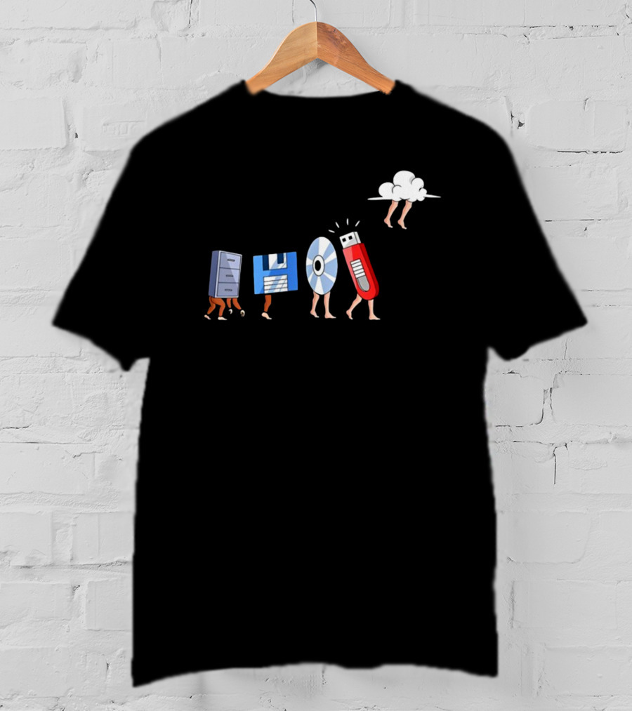 Computer Engineering Evolution Funny Geek Engineer Software T-Shirt