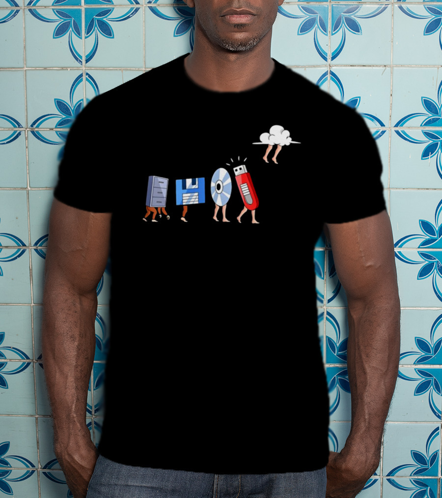 Computer Engineering Evolution Funny Geek Engineer Software T-Shirt