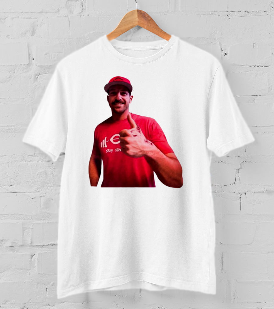 Stay Steer Thumbs Up Cincinnati Red Cap T-Shirt