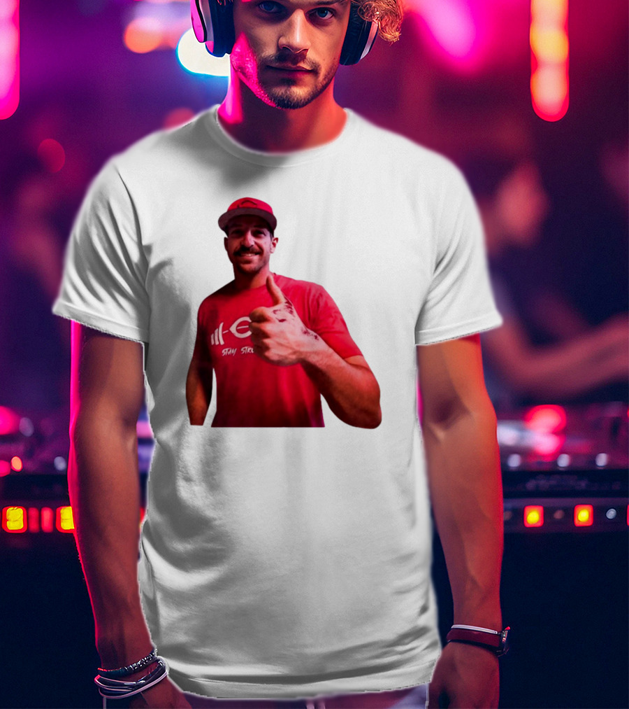 Stay Steer Thumbs Up Cincinnati Red Cap T-Shirt