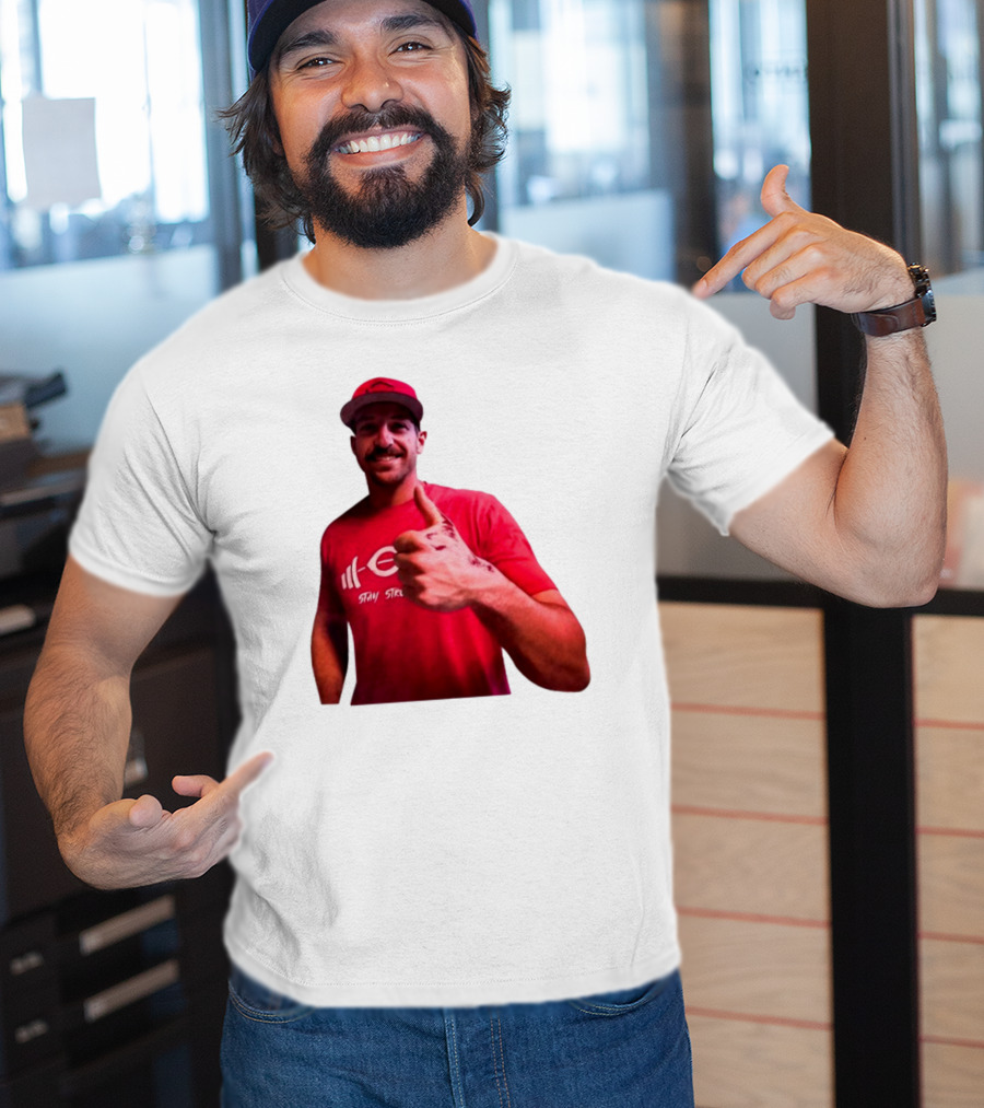 Stay Steer Thumbs Up Cincinnati Red Cap T-Shirt