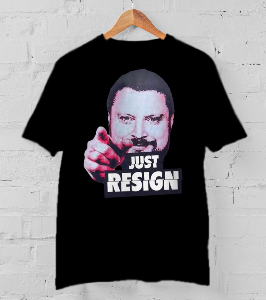 Simon Williams Just Resign Pointing Meme T-Shirt