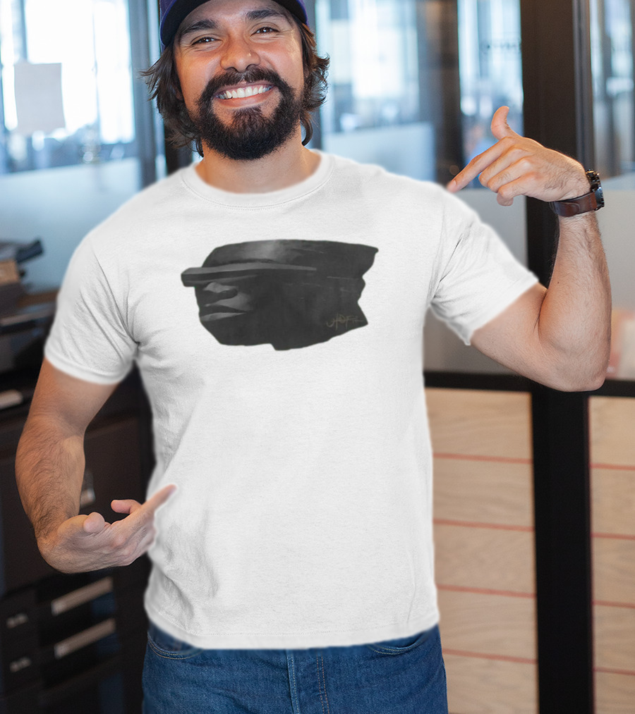 Topia Pack C2 Abstract Stone Face By UDOPIA T-Shirt