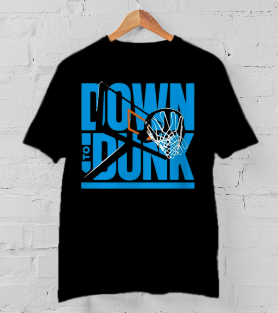 Dave Abbott Down To Dunk Basketball Hoop T-Shirt