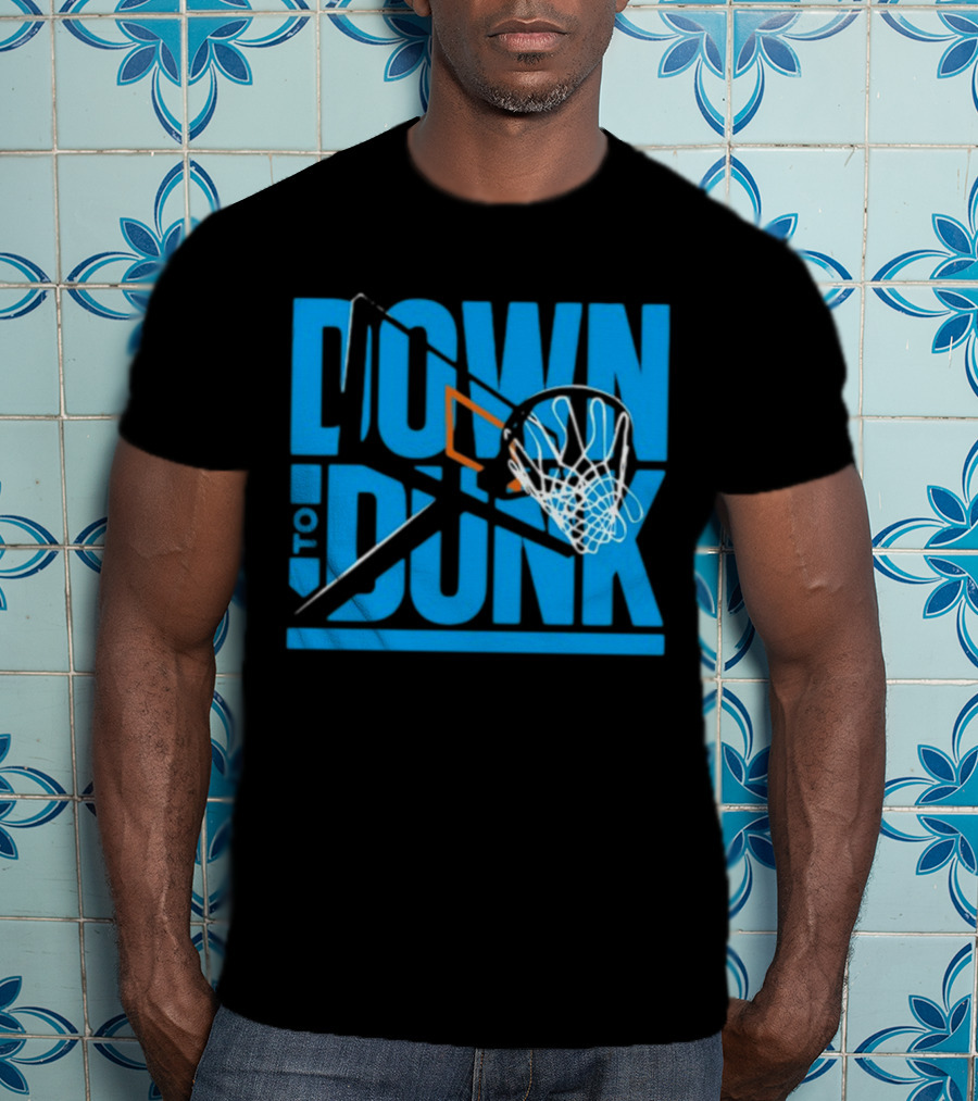 Dave Abbott Down To Dunk Basketball Hoop T-Shirt