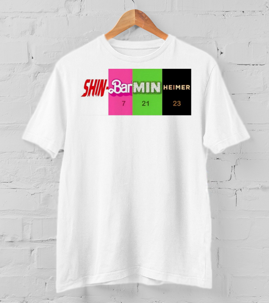 SHIN BARBIE MINIONS OPPENHEIMER 7 21 23 T-Shirt