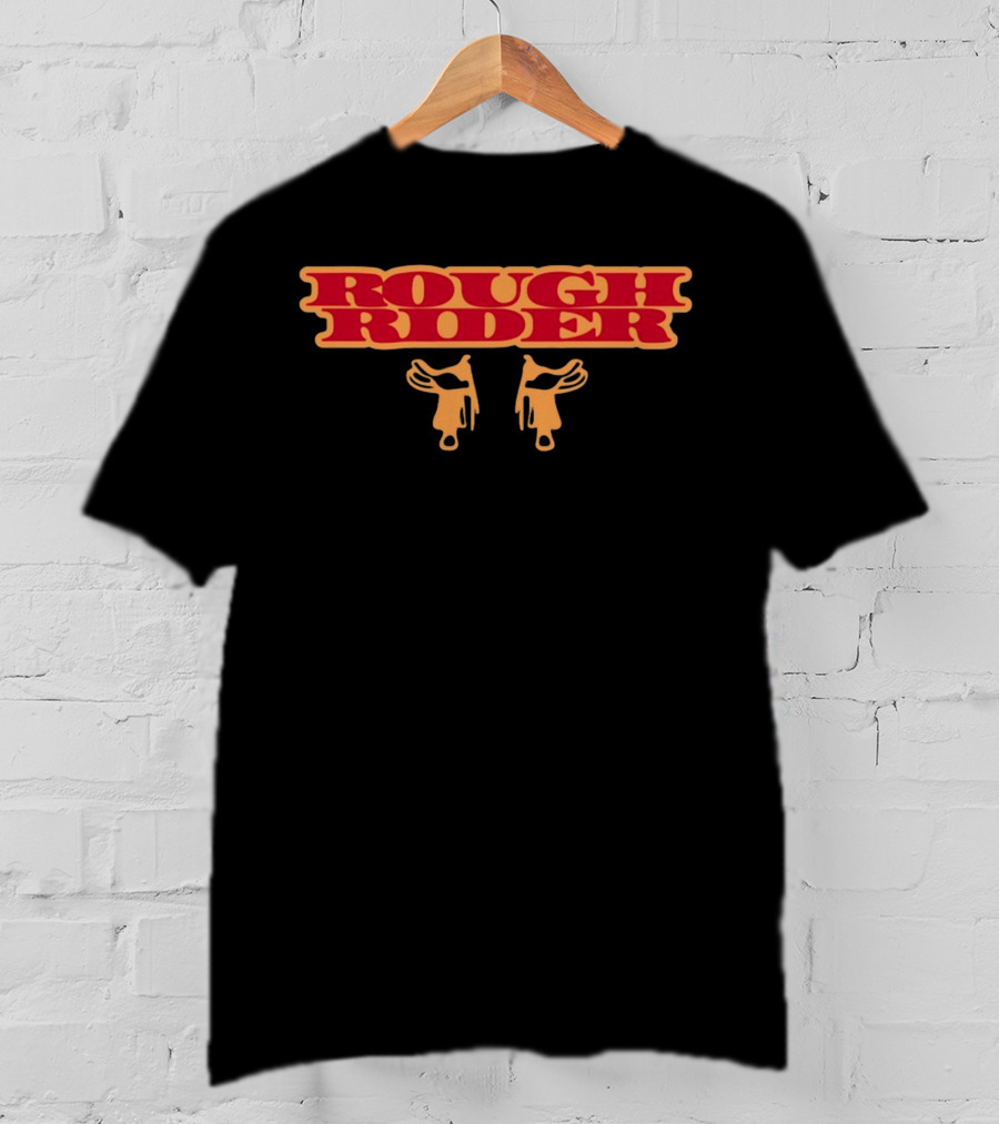 Unethicalthreads Rough Rider Western Style With Hanging Gloves T-Shirt