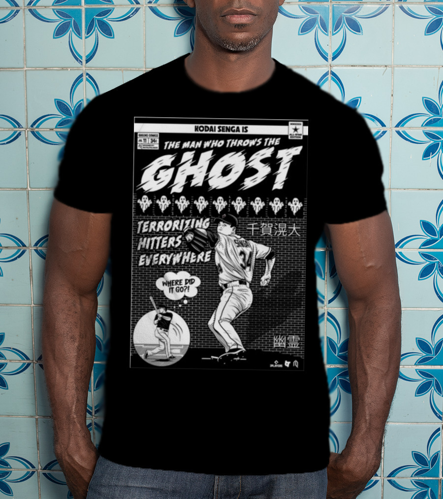 Kodai Senga Is The Man Who Throws The Ghost Terrorizing Hitters Everywhere Where Did It Go T-Shirt
