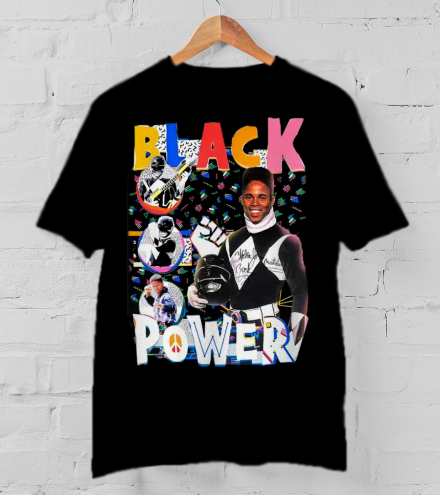 Walter Jones Black Power Peace Symbol Retro Comic T-Shirt