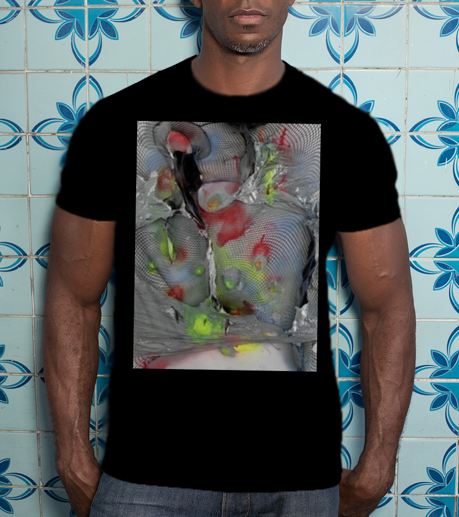 Arca1000000 ^16 Ss Abstract Mesh And Color T-Shirt