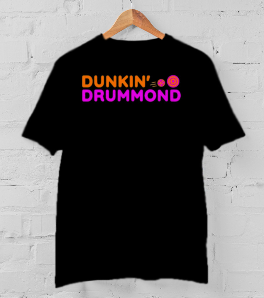 Earp Division Expo Dunkin' Drummond Coffee And Donut Basketball T-Shirt