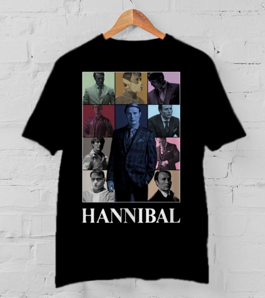 Hannibal Multifaceted Character Collage T-Shirt
