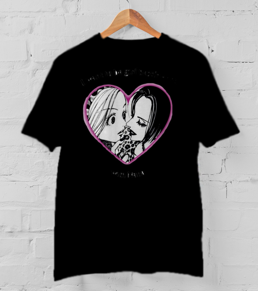 I Want To Be Girl Bestfriends With Nana Manga Heart T-Shirt