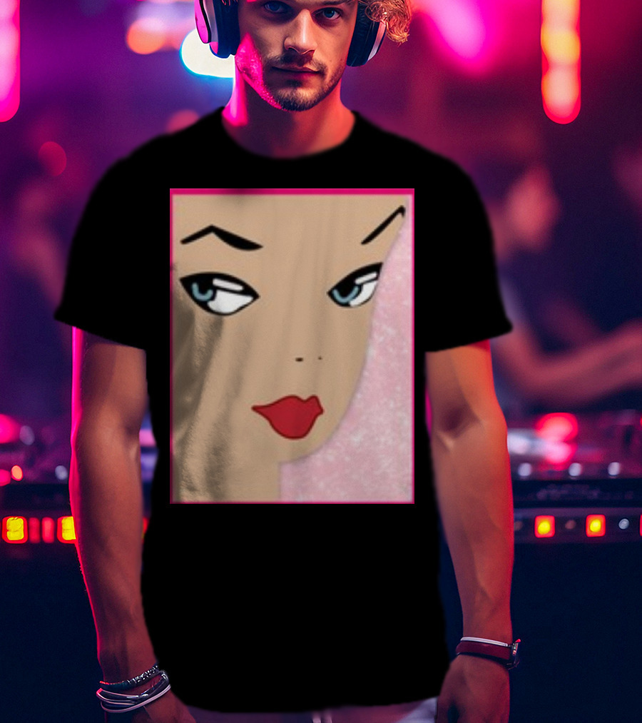 Ryan Gosling Wearing Barbie Face T-Shirt