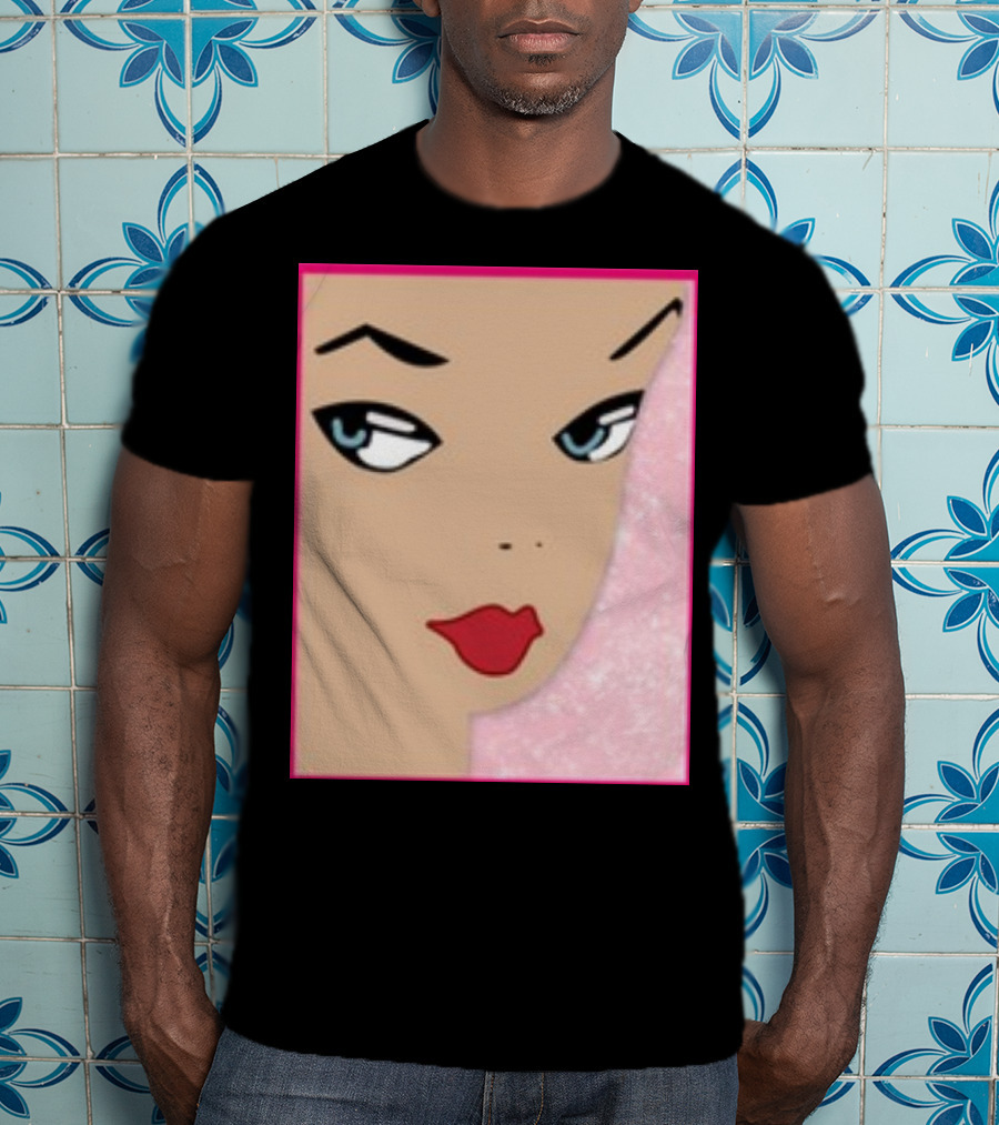 Ryan Gosling Wearing Barbie Face T-Shirt