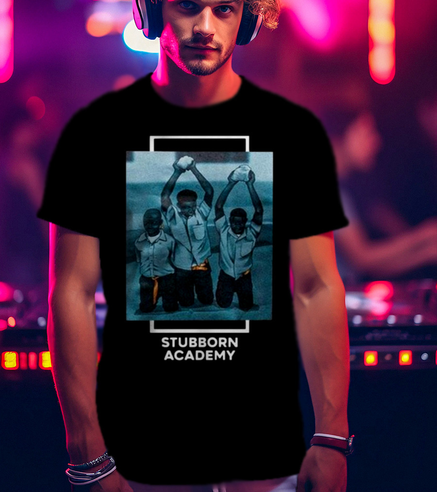 Amgmedikal Planning And Plotting Stubborn Academy T-Shirt