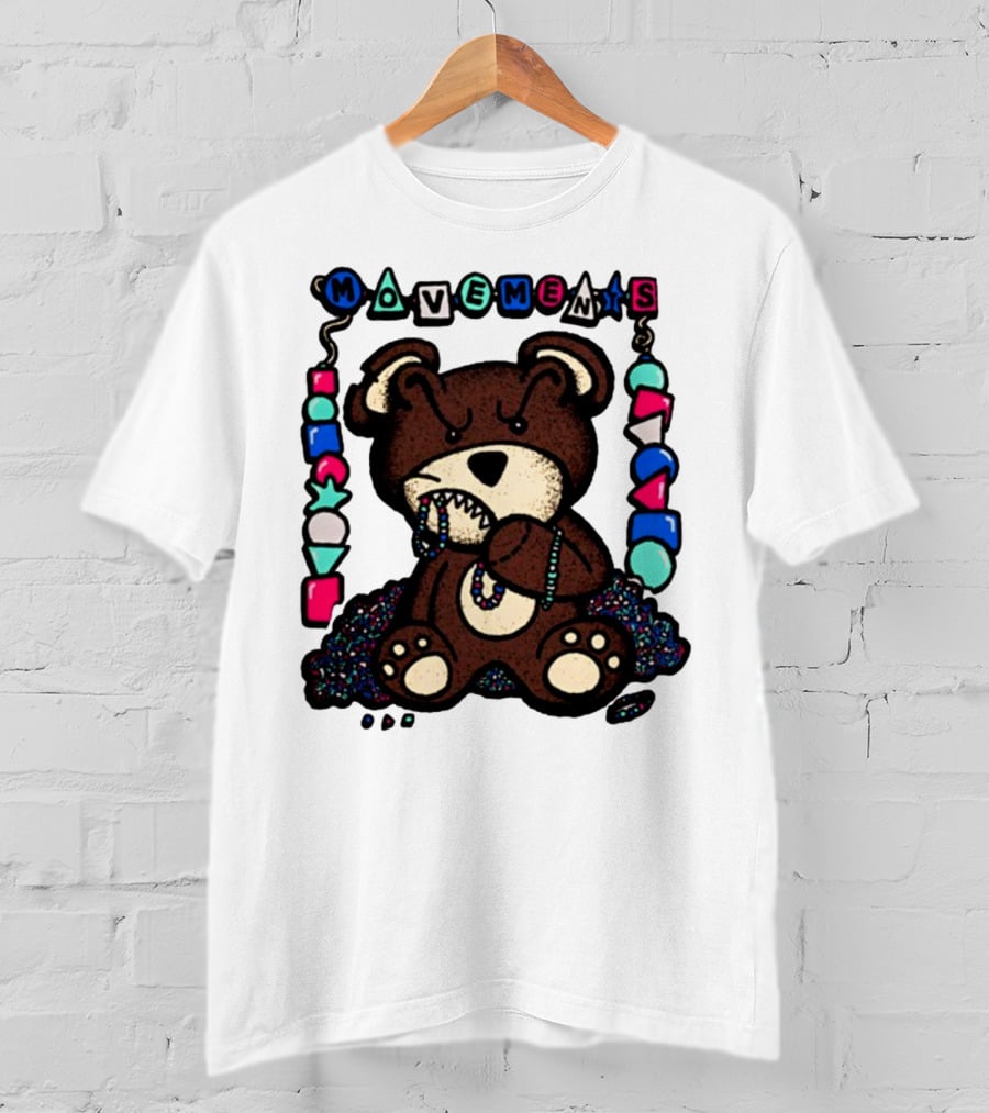 Movements Crazy Teddy Bear Beads Playful Blocks T-Shirt
