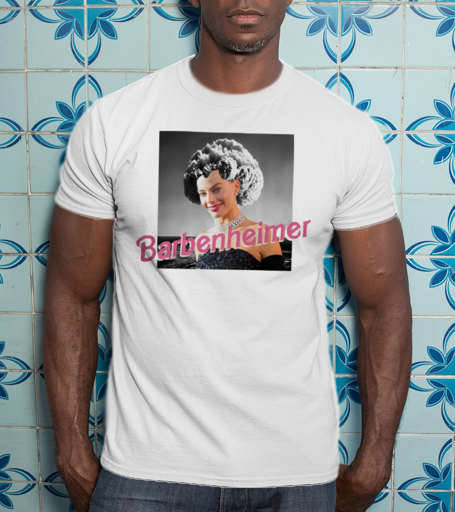 Barbenheimer Mushroom Cloud Hair Classic Glamour T-Shirt