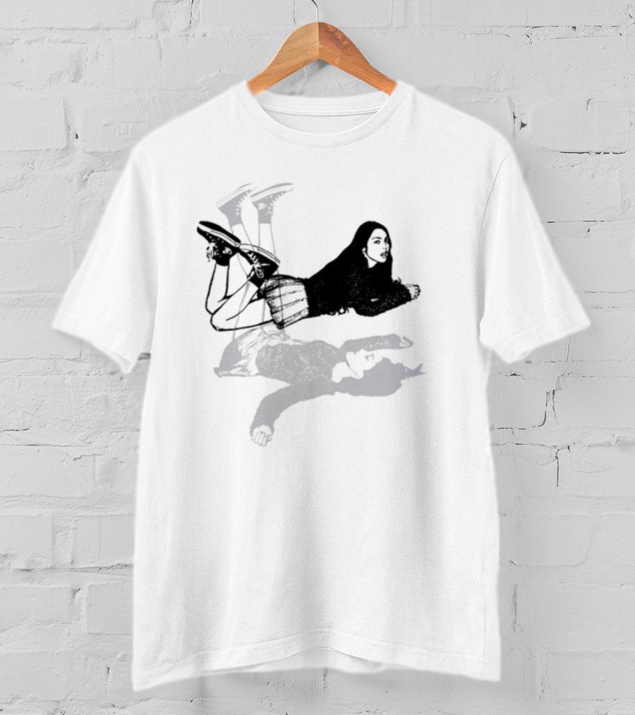 Oliviarodrigo Guts Album Art Floating Figure With Black Outfit And Boots T-Shirt