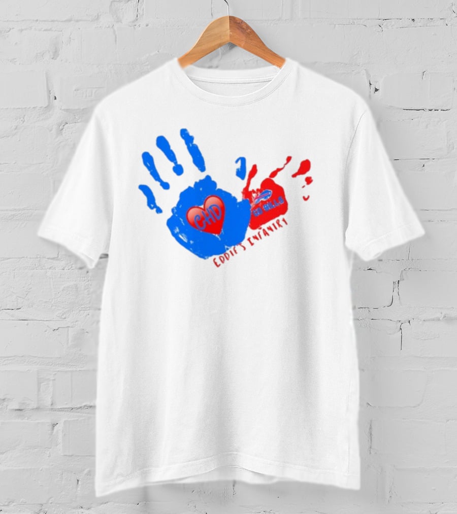 CHD Heart Go Bills Eddie's Infantry T-Shirt