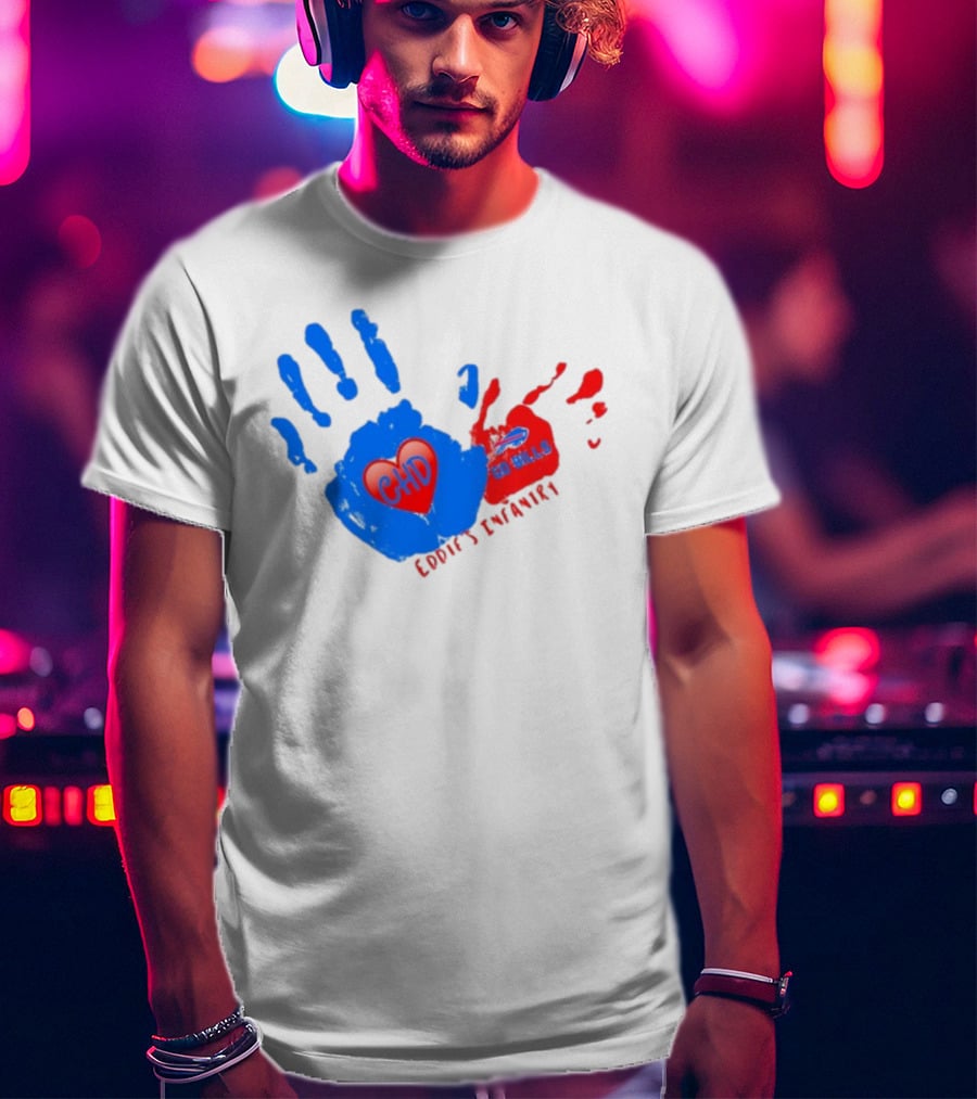 CHD Heart Go Bills Eddie's Infantry T-Shirt