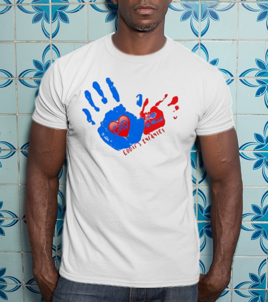 CHD Heart Go Bills Eddie's Infantry T-Shirt