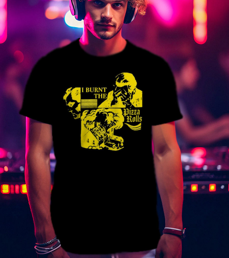 Freddytylerpaul I Burnt The Pizza Rolls Retro Comic T-Shirt