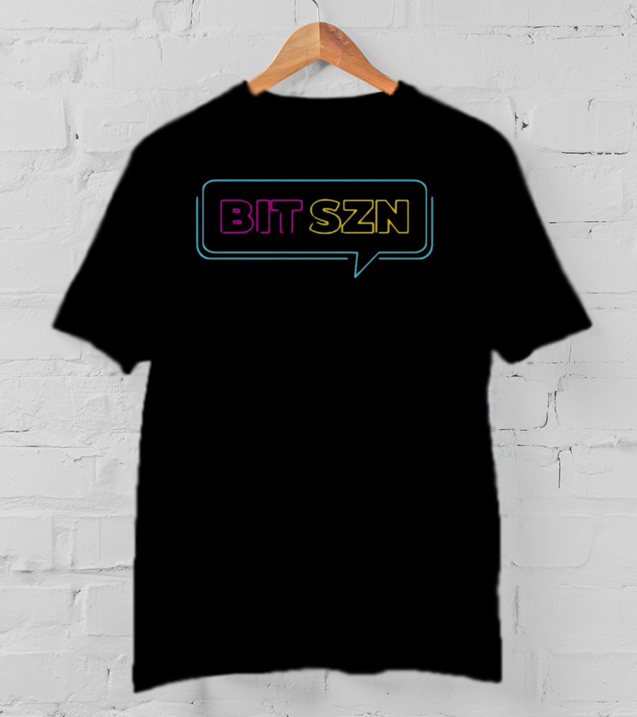 BIT SZN Neon Speech Bubble T-Shirt