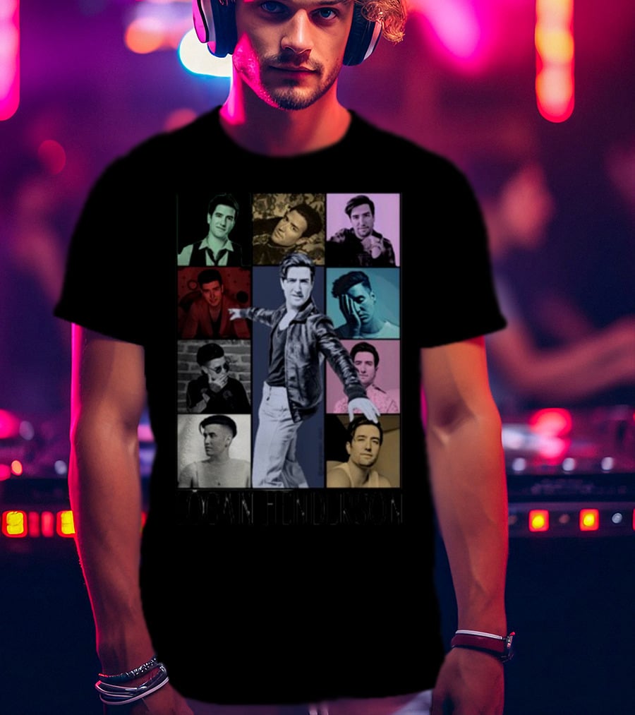 Lo'gan Henderson Multicolor Portrait Collage T-Shirt