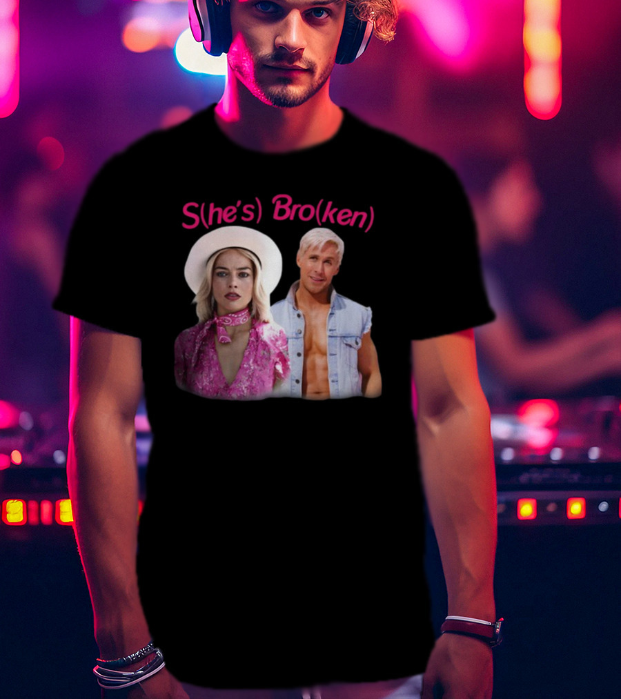 S(He's) Bro(Ken) Iconic Style Statement In Pop Culture T-Shirt