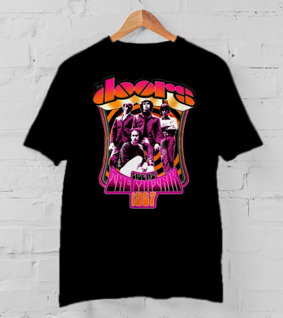 The Doors Live At The Matrix 1967 Psychedelic Band Photo T-Shirt