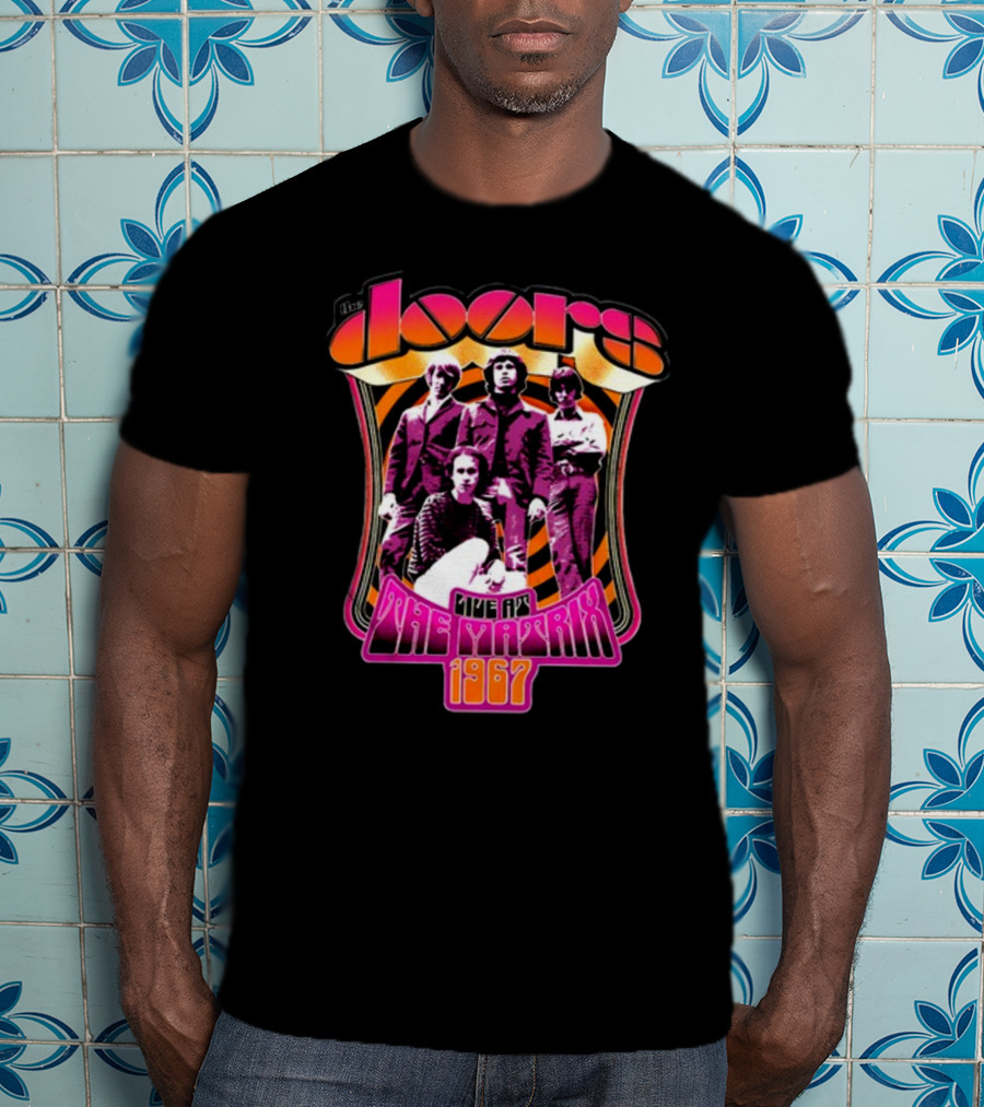 The Doors Live At The Matrix 1967 Psychedelic Band Photo T-Shirt