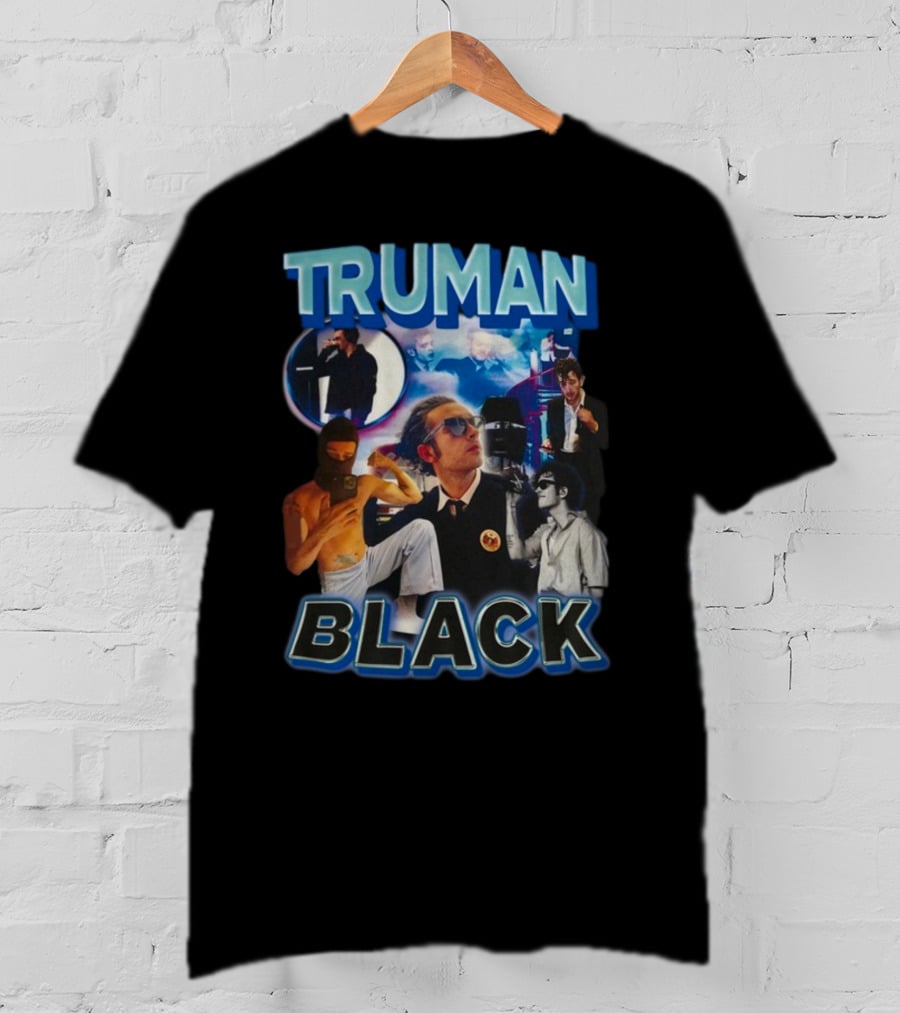 TRUMAN BLACK Iconic Multicolor Collage T-Shirt