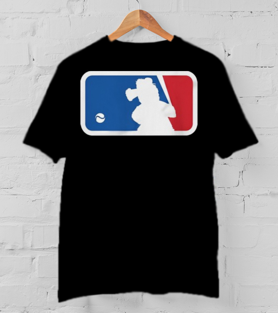 Major Baseball Phan Blue Red Mascot T-Shirt