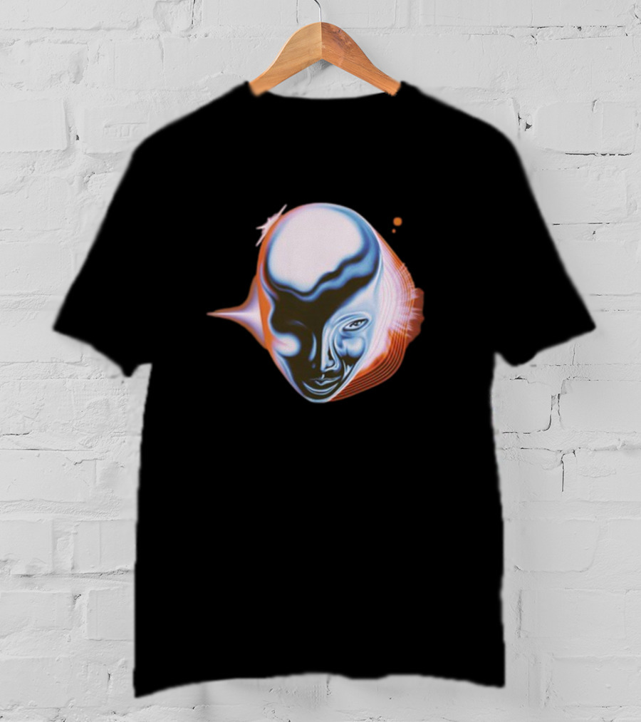 Take My Breath Futuristic Surreal Face T-Shirt