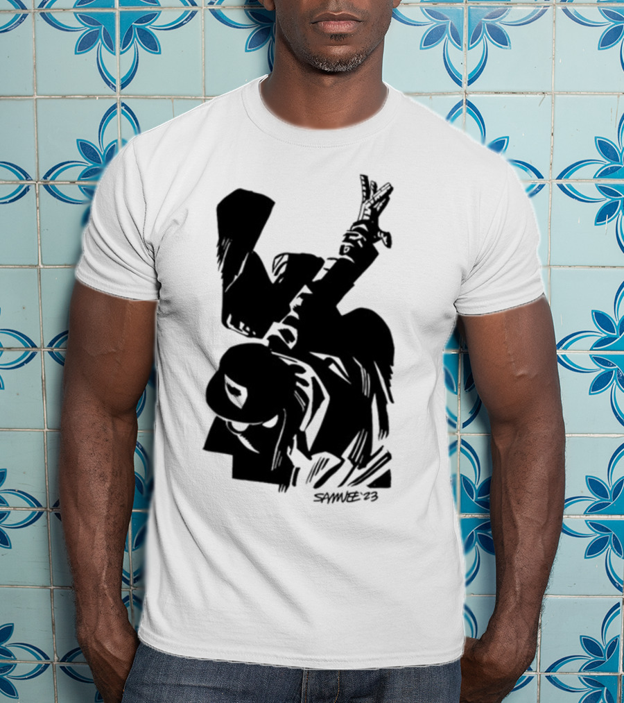 Chris Samnee '03 Spider-Man Noir Silhouette Dark T-Shirt