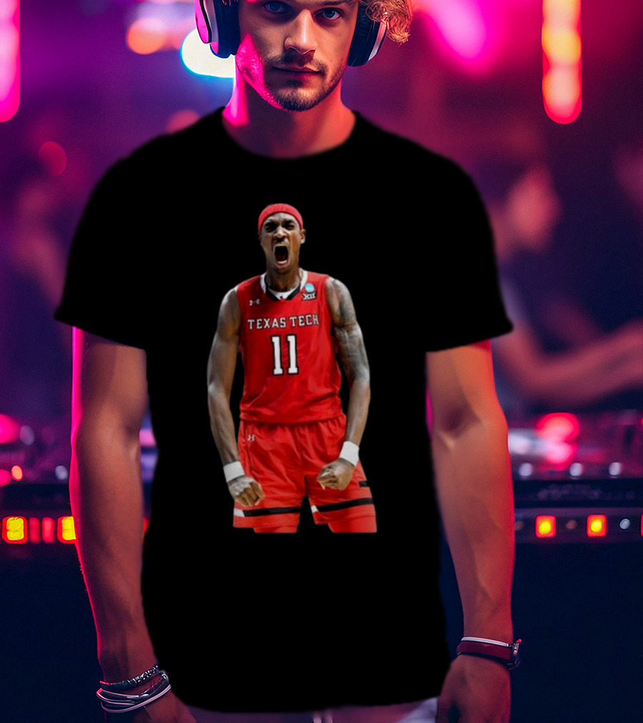 Tariq Owens Texas Tech Red Raiders Basketball 11 NCAA Tournament Roar T-Shirt