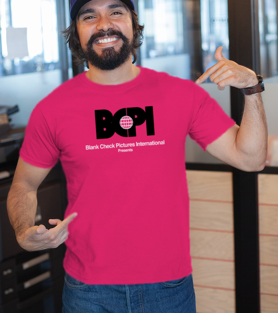 BCPI Blank Check Pictures International Presents 1970's T-Shirt