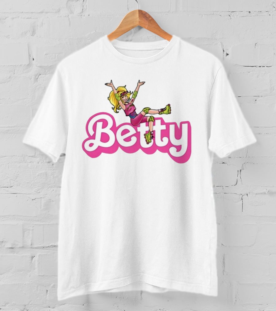 Betty Roller Skating Fun Barbie Style Adventure T-Shirt