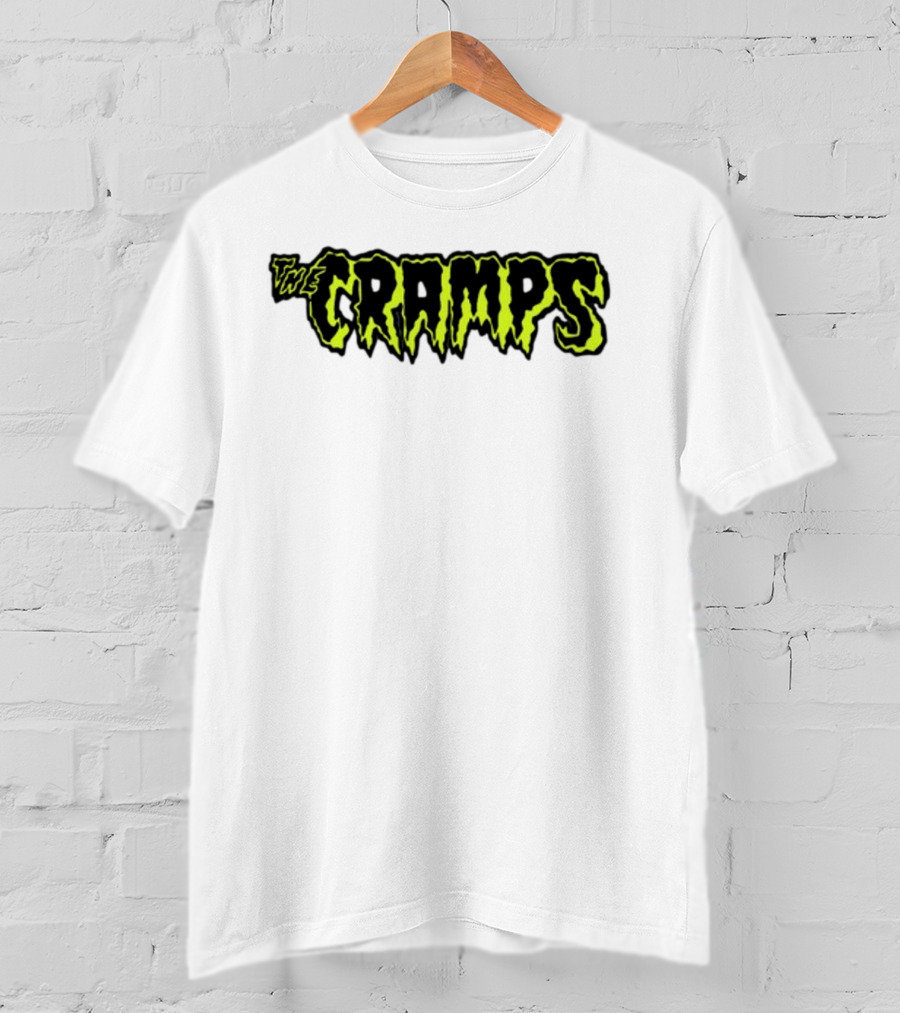 Greg Gutfeld The Cramps Logo Neon Gothic T-Shirt