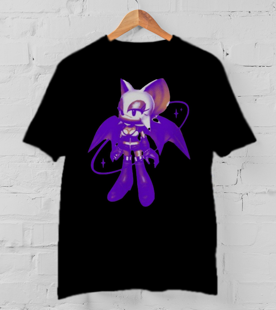 Mamonoworld Y2k Rouge Bat Character T-Shirt