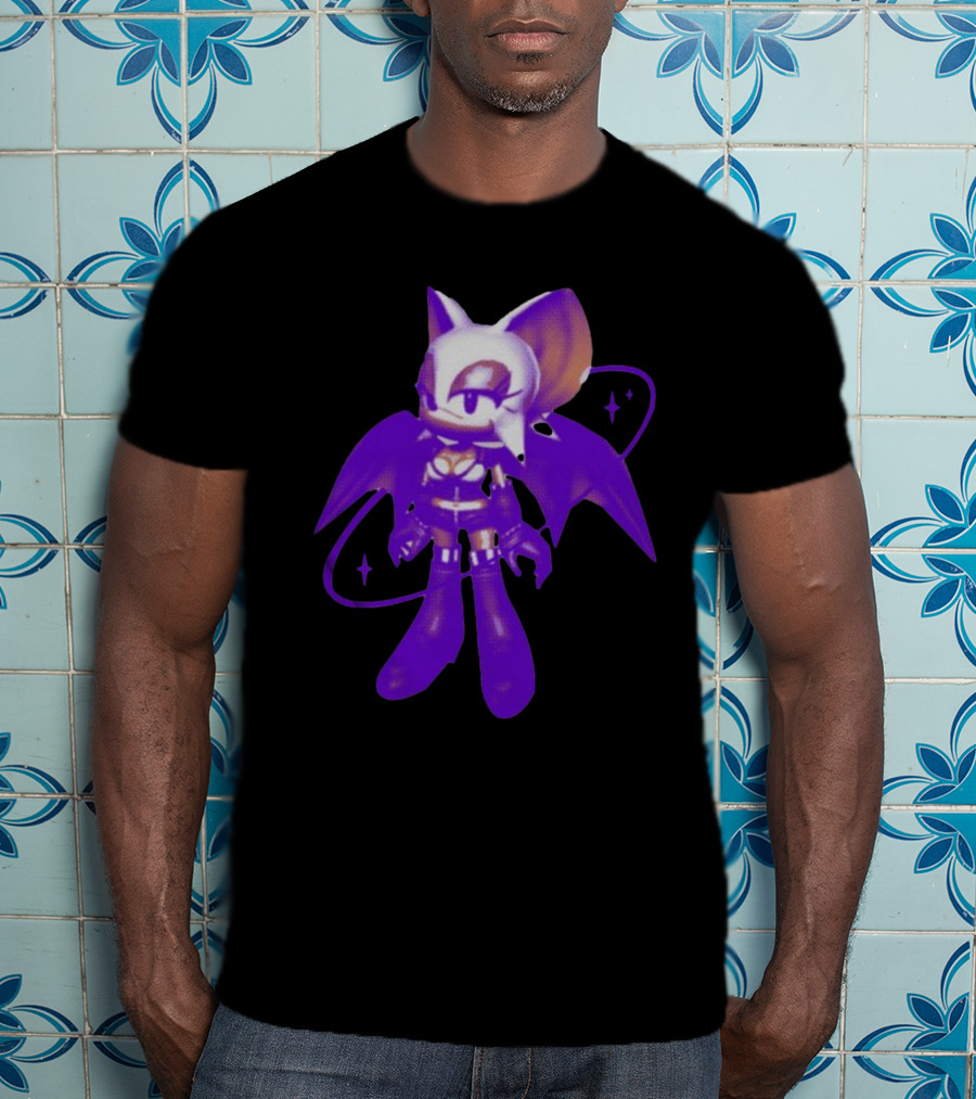 Mamonoworld Y2k Rouge Bat Character T-Shirt
