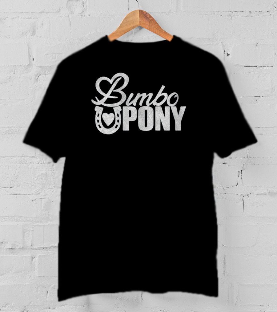 Bimbo Pony Heart Horseshoe T-Shirt