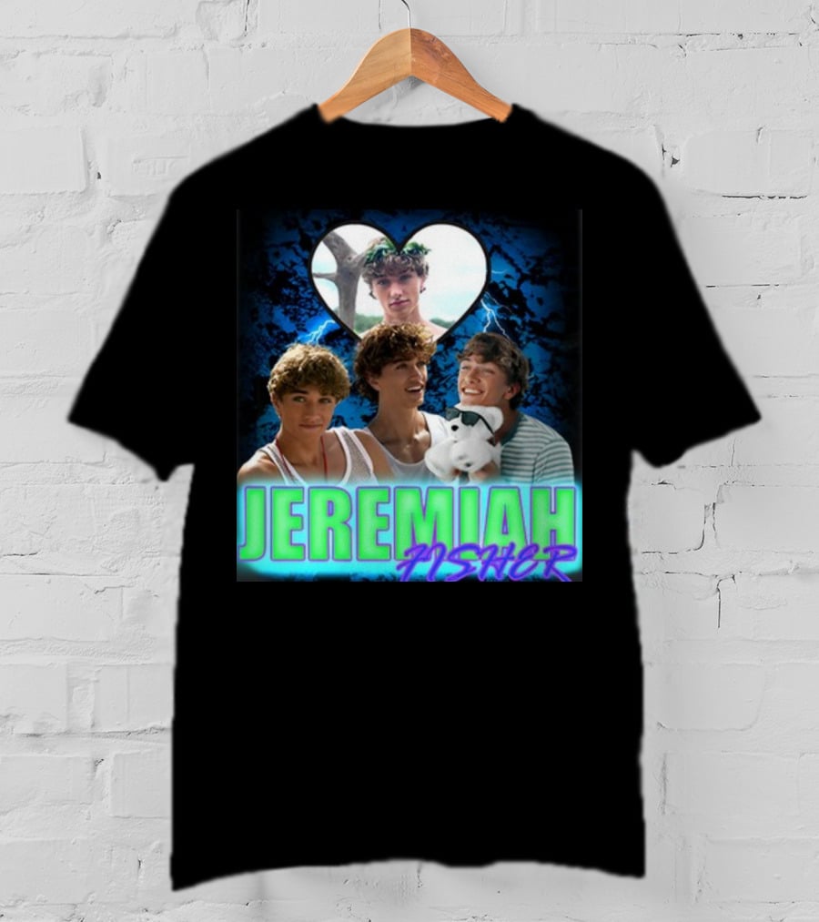 JEREMIAH FISHER Heart Lightning Trio T-Shirt