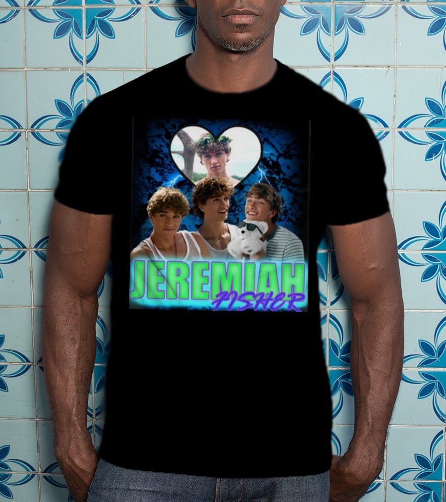 JEREMIAH FISHER Heart Lightning Trio T-Shirt