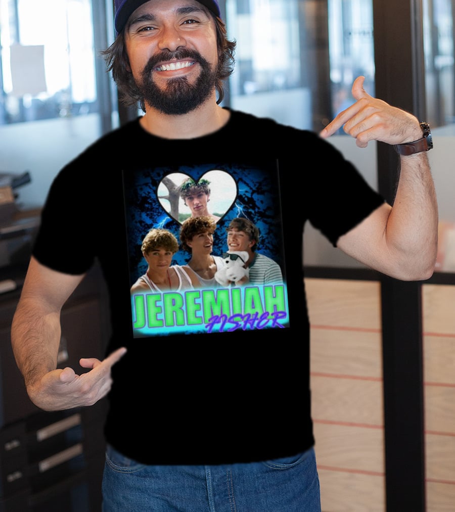 JEREMIAH FISHER Heart Lightning Trio T-Shirt