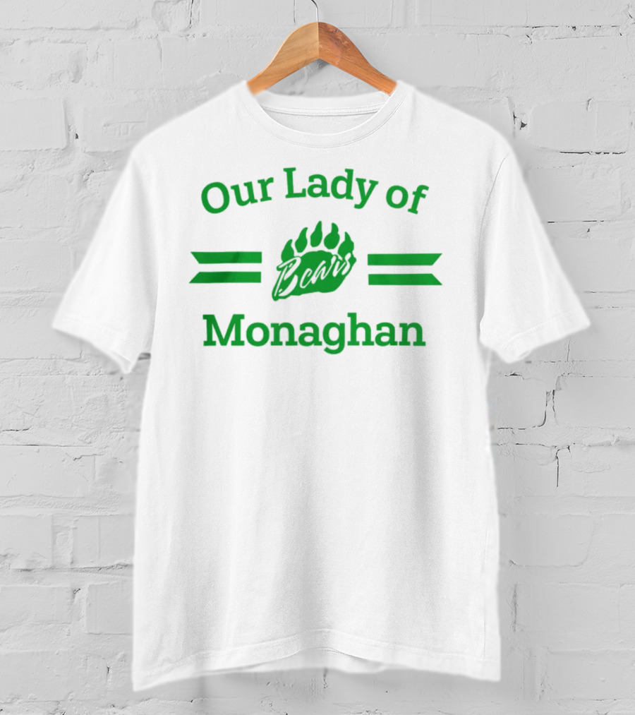 Our Lady Of Bears Monaghan Paw Prints T-Shirt