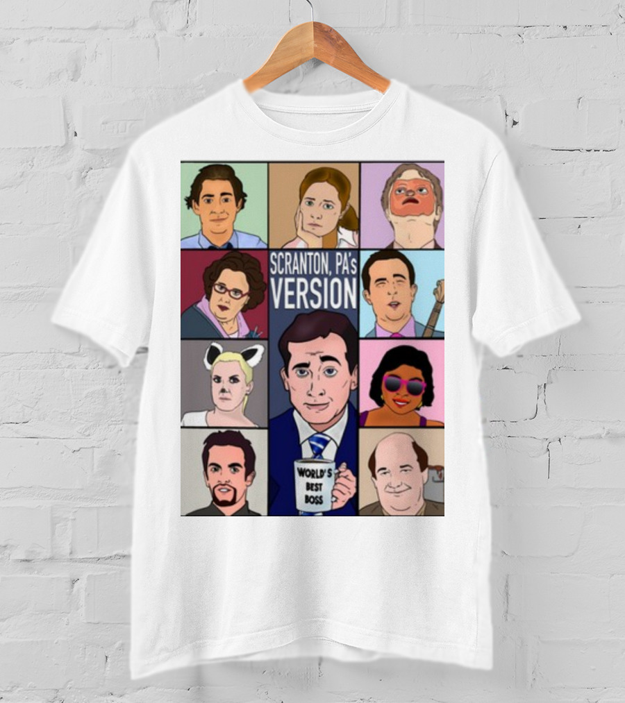 Scranton PA's Version The Office Eras World's Best Boss T-Shirt