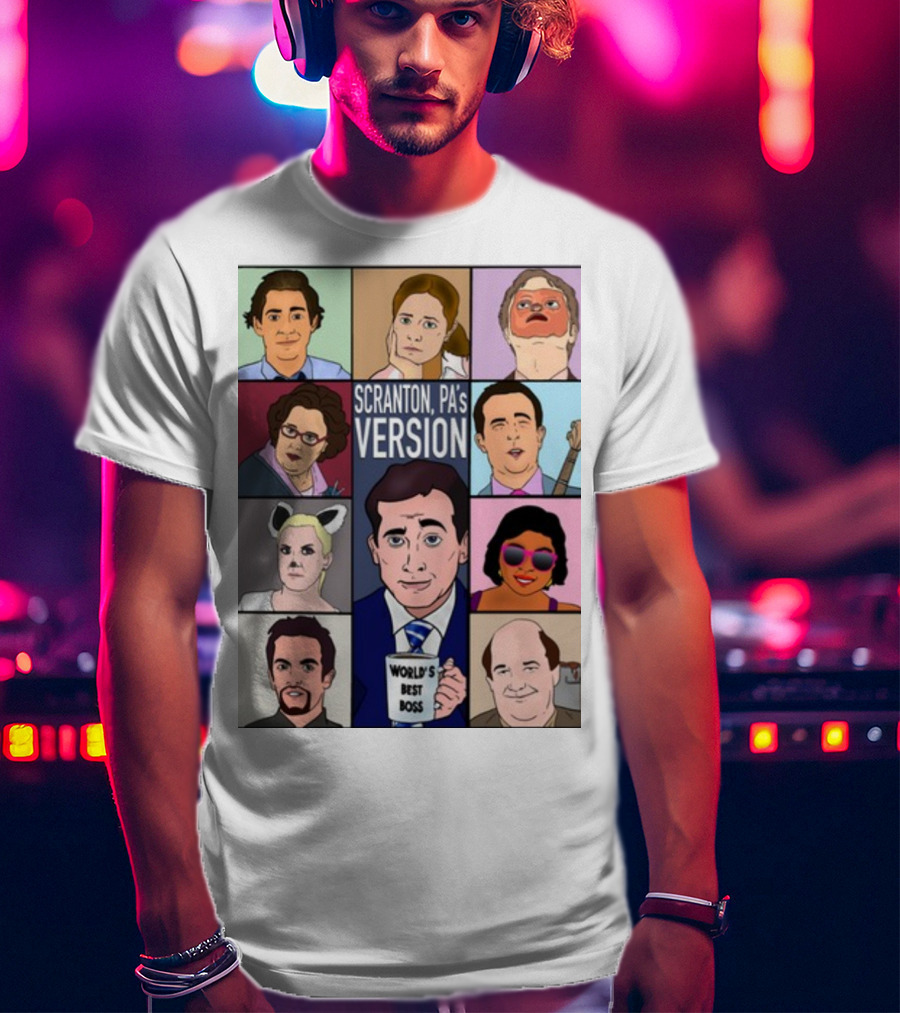Scranton PA's Version The Office Eras World's Best Boss T-Shirt